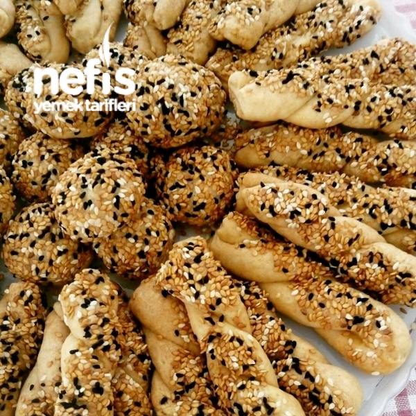 İkramlık Tuzlu Kurabiye Nefis Yemek Tarifleri