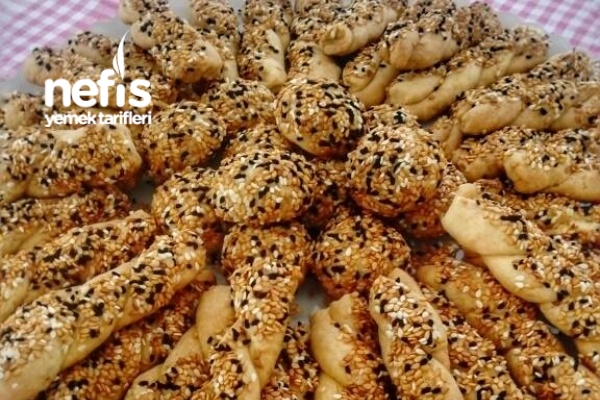 İkramlık Tuzlu Kurabiye Nefis Yemek Tarifleri