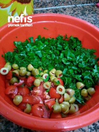 Sebzeli Patates Salatası