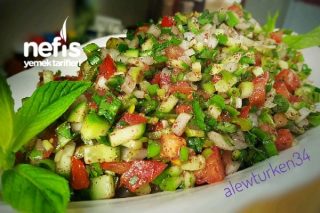 5 Dk'da Nefis Kebapçı Salatası Tarifi