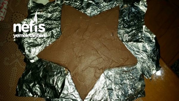 Bitter Çikolata Kaplamalı Yıldız Pasta blackstar