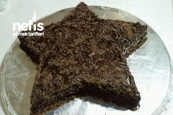 Bitter Çikolata Kaplamalı Yıldız Pasta Blackstar Nefis Yemek Tarifleri