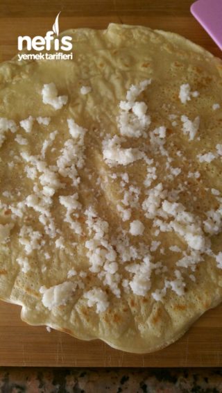 Peynirli Krep Sarma (karbonatlı)