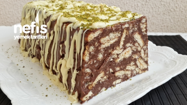 3 Malzemeli Pudingli Mozaik Pasta Nefis Yemek Tarifleri