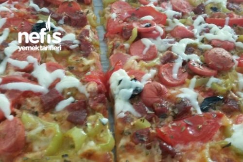 Nefis Ev Yapımı Pizza Nefis Yemek Tarifleri Devran ve Zeynep'in Annesi