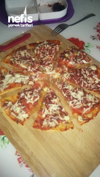 Fırında Krep Pizza :)