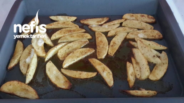 Fırında Mayonezli Elma Dilim Patates