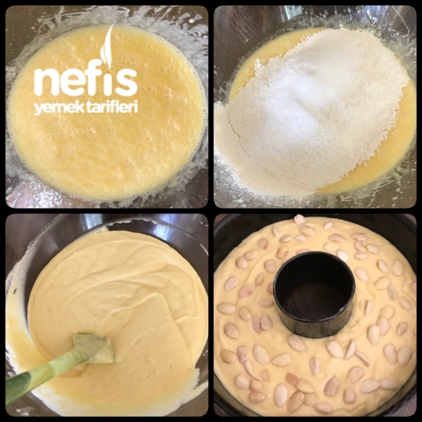 Tereyağlı Bademli Kek (Kahve Yanı) Nefis Yemek Tarifleri