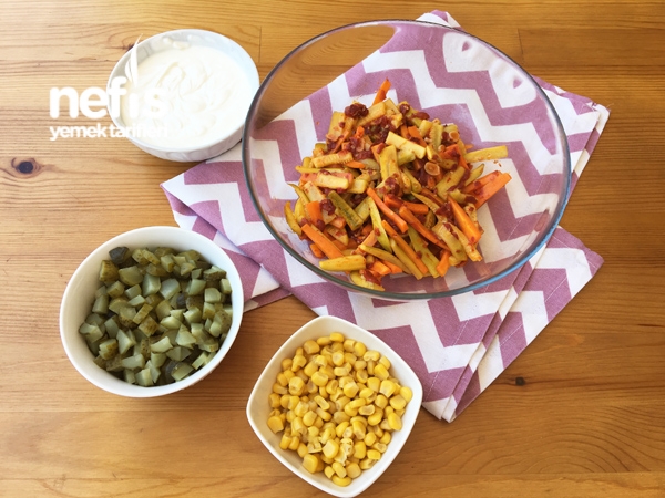 Yoğurtlu Sebze Salatası Tarifi – Lezzetli pratik bir tarif arayanlara uygun