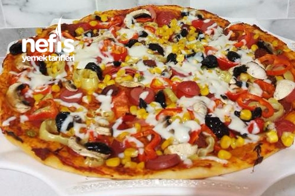 Bol Malzemeli Pizza Nefis Yemek Tarifleri 3504758