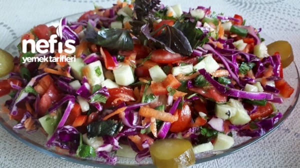Fesleğenli Yaz Salatası