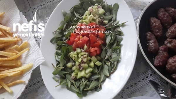 Yabani Semiz Otu( Pirpirim , Tohum Atan) Salatası