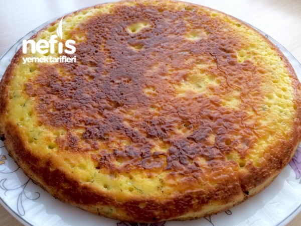 Kek Görünümlü Börek Tadında Peynirli Omlet