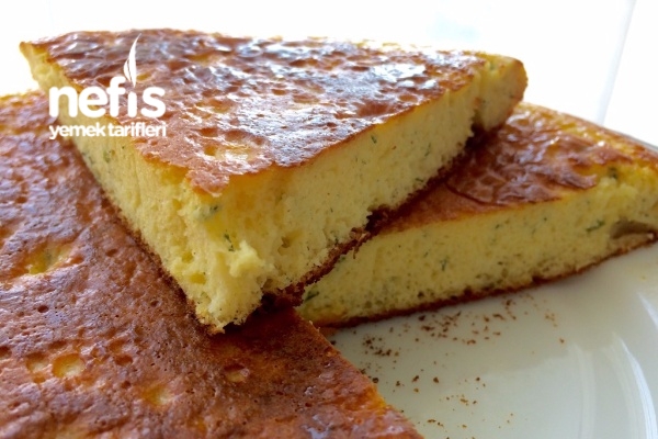 Kek Görünümlü Börek Tadında Peynirli Omlet Nefis Yemek Tarifleri