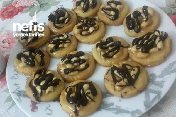 Snickers Kurabiye (Yer Fıstıklı Karamelli) Nefis Yemek Tarifleri