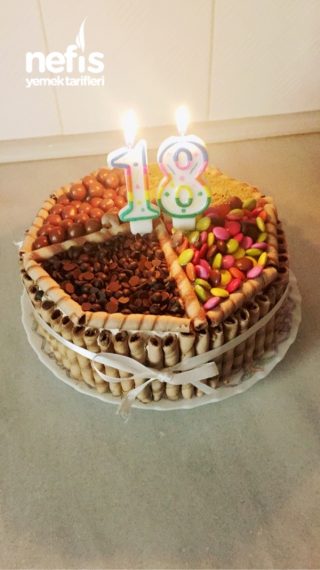 gösterişli yaş pastam
