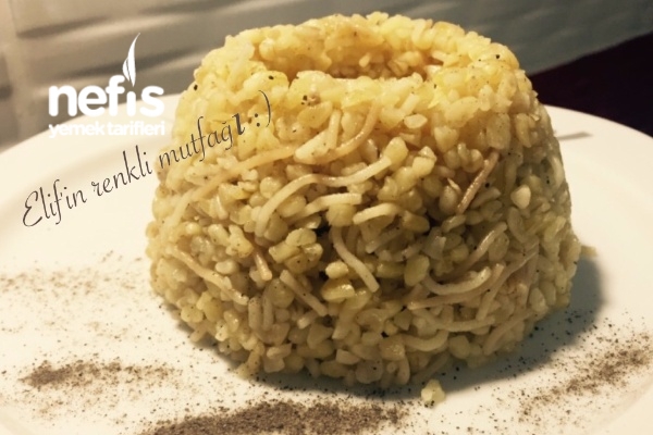 Tereyağlı Tavuklu Bulgur Pilavı-image