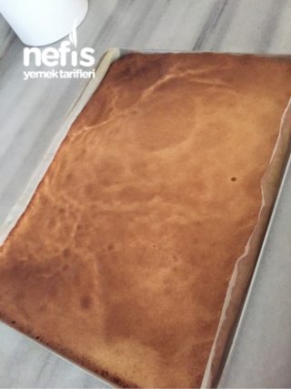 yapımı kolay , az malzemeli rulo pastalar için pandispanya