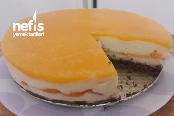 Şeftalili Cheese Kek Nefis Yemek Tarifleri