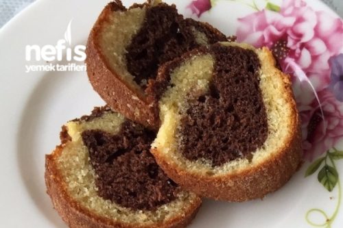 Yumuşacık İki Renkli Kolay Kek Nefis Yemek Tarifleri