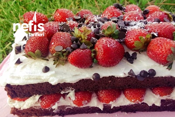 Çilekli Pasta Nefis Yemek Tarifleri 3633763