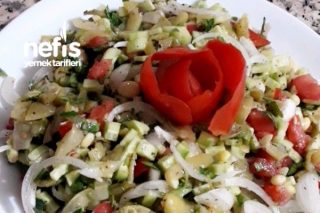 Haşlanmış Taze Fasulye Salatası Tarifi