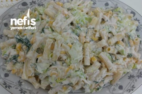 Tavuklu Makarna Salatası (Gün Salatası) Tarifi