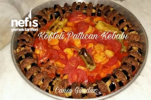 Köfteli Patlıcan Kebabı Tarifi