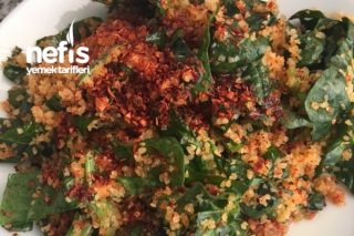 Diyet Ispanaklı Bulgur Salatası Tarifi