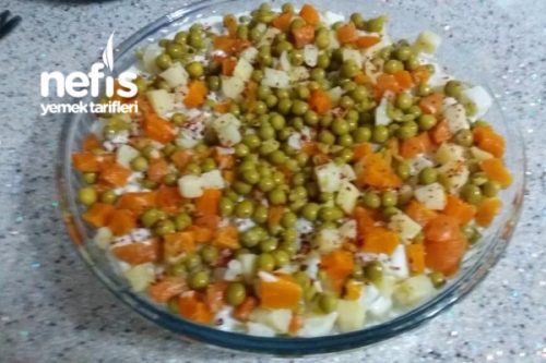 Patates Salatası (Garnitürlü ) Tarifi