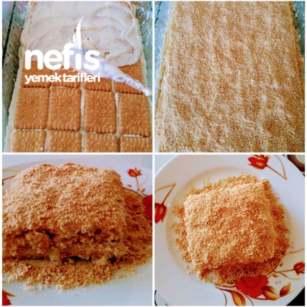 Bisküvili İrmikli Köstebek Pasta Nefis Yemek Tarifleri