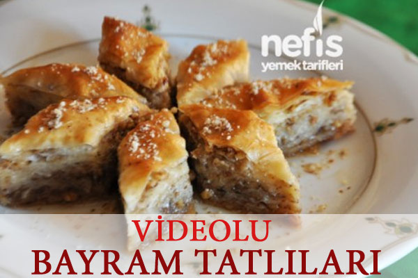 Videolu Bayram Tatlıları Tarifi Videolu Bayram Tatlıları Tarifi