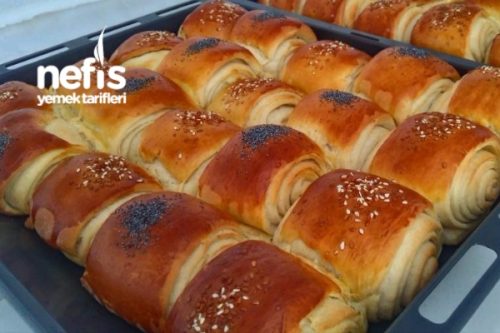 Kat kat rulo poğaça tarifi Kat kat rulo poğaça tarifi