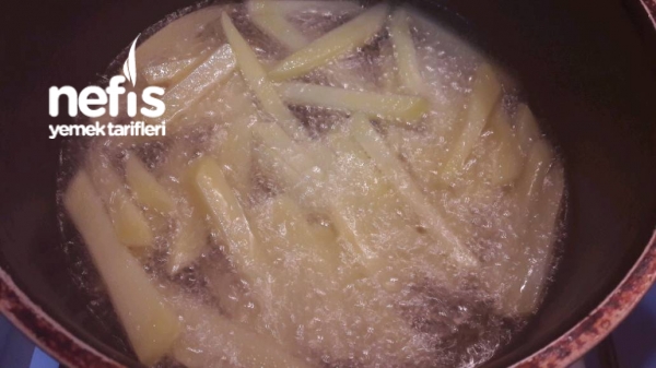 Domates Soslu Patates-Biber Kızartması