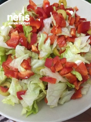 kavrulmuş nohutlu salata