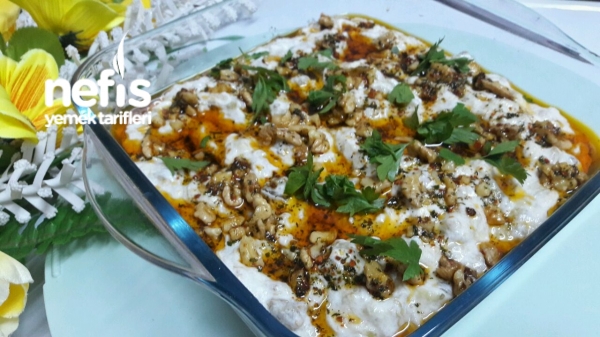 Yoğurtlu Patlıcan Salata Tarifi.