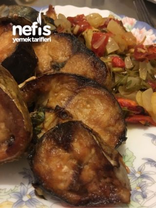 Fırında sebzeli Palamut Balığı (basit)