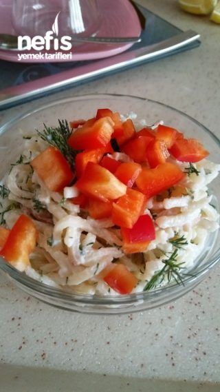 Erişte Makarna Salatası