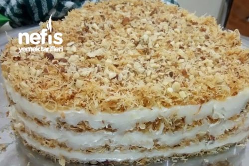 Kadayıflı Kalp Pasta Nefis Yemek Tarifleri