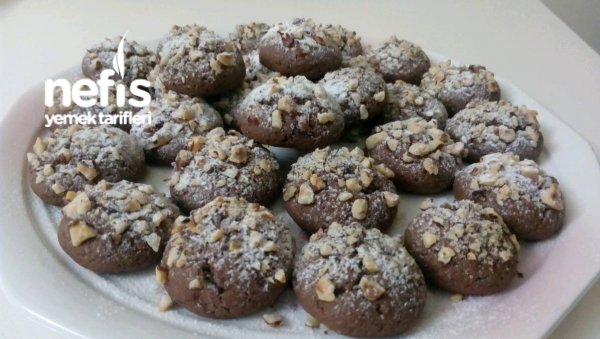 Kakaolu Fındıklı Kurabiye (Yumurtasız) Nefis Yemek Tarifleri
