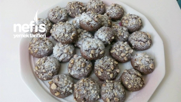 Kakaolu Fındıklı Kurabiye (Yumurtasız) Nefis Yemek Tarifleri