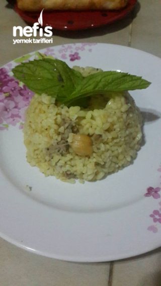 Etli Nohutlu Bulgur Pilavı