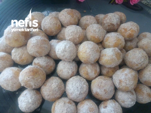 Tarçınlı Cevizli Misket Kurabiye (Tek Lokmalık) Nefis Yemek Tarifleri