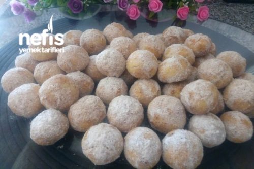 Tarçınlı Cevizli Misket Kurabiye (Tek Lokmalık) Nefis Yemek Tarifleri