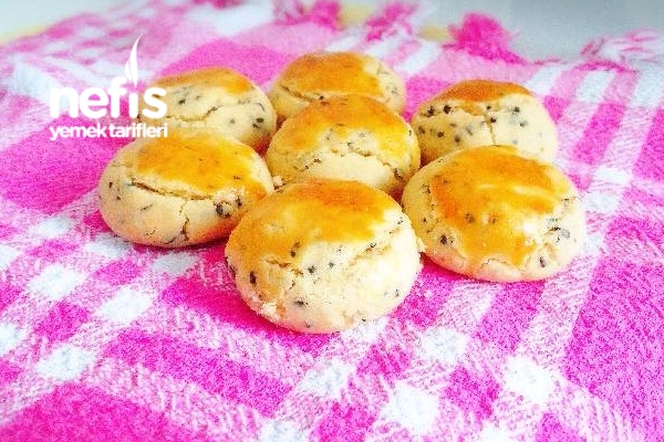 çörek otlu tuzlu kurabiye