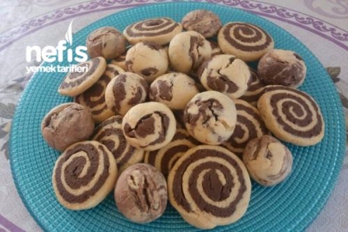İki Renkli Kurabiye Nefis Yemek Tarifleri Hülya Hamarat
