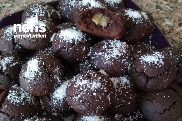 Muz Dolgulu Browni Kurabiye Nefis Yemek Tarifleri
