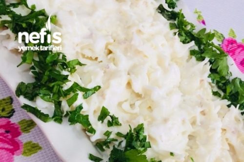 Yoğurtlu Beyaz Lahana Salatası Tarifi