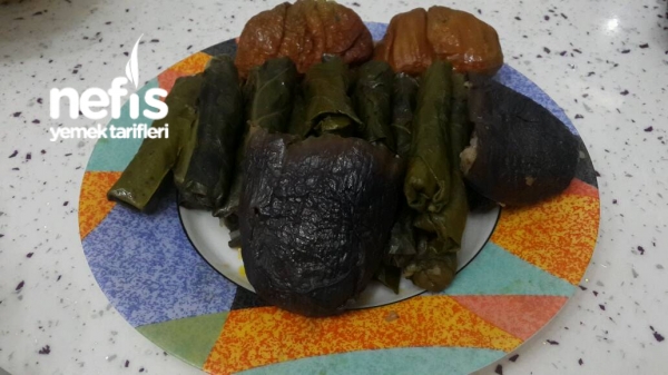 Maraş usulü ETLİ KURU DOLMA karışık