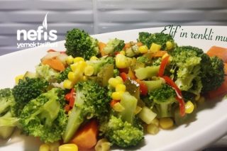 Zeytinyağlı Brokoli Salatası (videolu) Tarifi